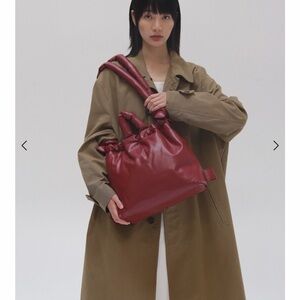 NEW olend ONA VEGAN LEATHER - oxblood red